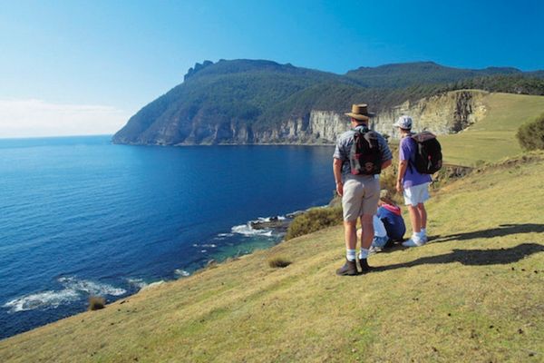 Maria Island Cliffs walkers
